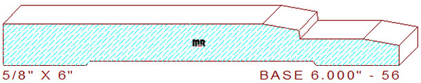 Baseboard 6" - 56 Baseboard 6" - 56