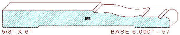 Baseboard 6" - 57 Baseboard 6" - 57