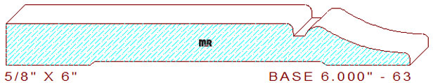 Baseboard 6" - 63 Baseboard 6" - 63