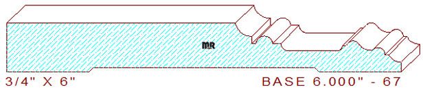 Baseboard 6" - 67