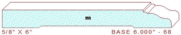 Baseboard 6" - 68 Baseboard 6" - 68