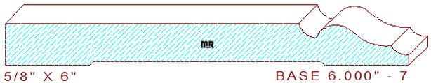 Baseboard 6" - 7 Baseboard 6" - 7