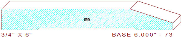 Baseboard 6" - 73 Baseboard 6" - 73