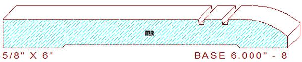 Baseboard 6" - 8 Baseboard 6" - 8