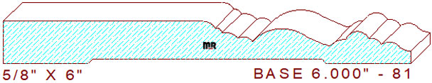 Baseboard 6" - 81