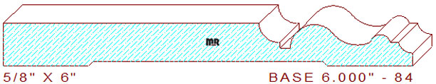 Baseboard 6" - 84 Baseboard 6" - 84