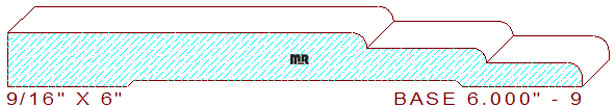 Baseboard 6" - 9