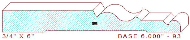 Baseboard 6" - 93 Baseboard 6" - 93