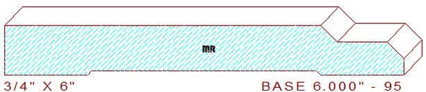 Baseboard 6" - 95 Baseboard 6" - 95
