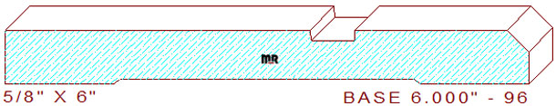 Baseboard 6" - 96 Baseboard 6" - 96