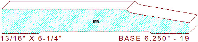 Baseboard 6-1/4" - 19 Baseboard 6-1/4" - 19