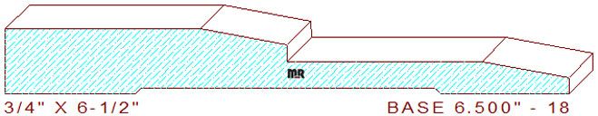 Baseboard 6-1/2" - 18