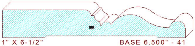 Baseboard 6-1/2" - 41 Baseboard 6-1/2" - 41