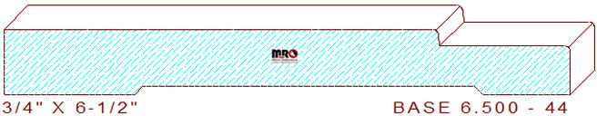 Baseboard 6-1/2" - 44 Baseboard 6-1/2" - 44