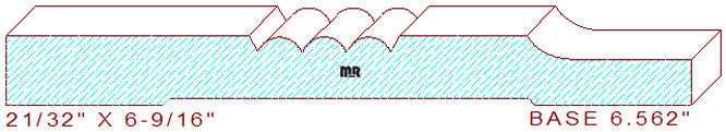 Baseboard 6-9/16" Baseboard 6-9/16"