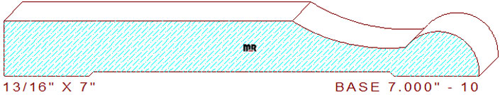 Baseboard 7" - 10 Baseboard 7" - 10