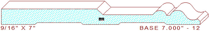 Baseboard 7" - 12