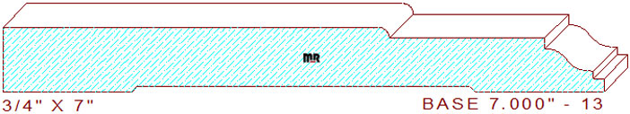 Baseboard 7" - 13 Baseboard 7" - 13