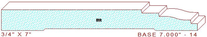 Baseboard 7" - 14 Baseboard 7" - 14