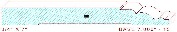 Baseboard 7" - 15