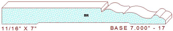 Baseboard 7" - 17