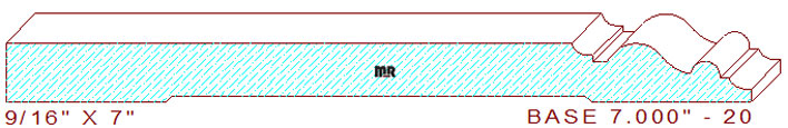 Baseboard 7" - 20