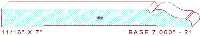 Baseboard 7" - 21 Baseboard 7" - 21