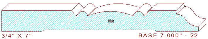 Baseboard 7" - 22 Baseboard 7" - 22