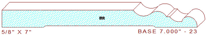 Baseboard 7" - 23 Baseboard 7" - 23