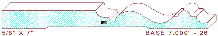 Baseboard 7" - 26 Baseboard 7" - 26