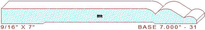 Baseboard 7" - 31 Baseboard 7" - 31