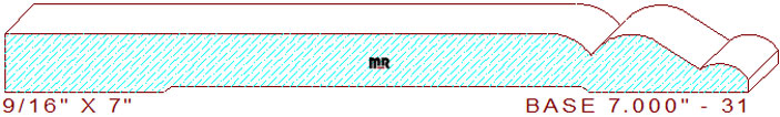 Baseboard 7" - 31