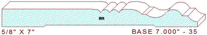 Baseboard 7" - 35