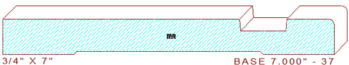 Baseboard 7" - 37