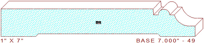 Baseboard 7" - 49 Baseboard 7" - 49