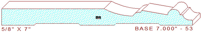 Baseboard 7" - 53 Baseboard 7" - 53