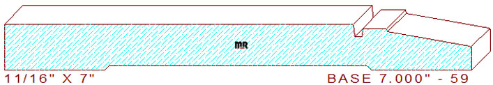 Baseboard 7" - 59 Baseboard 7" - 59