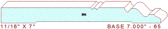 Baseboard 7" - 65 Baseboard 7" - 65
