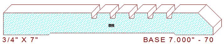 Baseboard 7" - 70