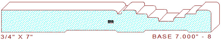 Baseboard 7" - 8 Baseboard 7" - 8