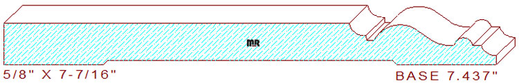 Baseboard 7-7/16" Baseboard 7-7/16"