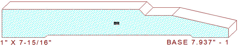 Baseboard 7-15/16" - 1 Baseboard 7-15/16" - 1