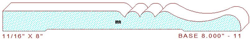 Baseboard 8" - 11 Baseboard 8" - 11