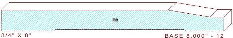 Baseboard 8" - 12 Baseboard 8" - 12