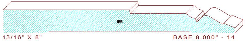 Baseboard 8" - 14 Baseboard 8" - 14