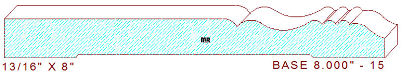 Baseboard 8" - 15