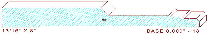 Baseboard 8" - 18 Baseboard 8" - 18