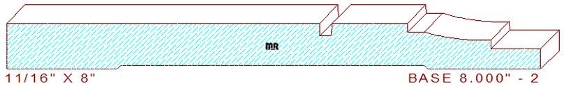 Baseboard 8" - 2 Baseboard 8" - 2