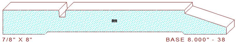 Baseboard 8" - 38 Baseboard 8" - 38