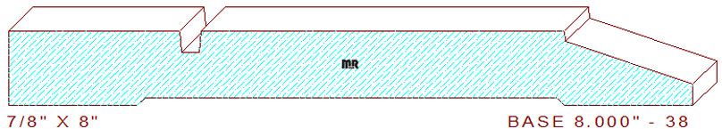 Baseboard 8" - 38